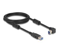 Delock USB 5 Gbps Kabel Typ-A Stecker zu Typ-B 90° links gewinkelt 81101