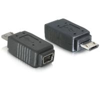 DELOCK ADAPTOR USB MICRO-B PLUG TO MINI USB 5PIN JACK