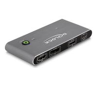 Delock USB-C KVM Switch to HDMI e DisplayPort 8K MST Kvm switch 2-port 11485