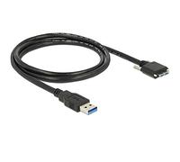 DeLOCK - USB-Kabel - 9-polig USB Typ A (M) - 10-polig Micro-USB Typ B (M) - 1 m (USB/USB 2.0 / USB 3.0) - Schwarz