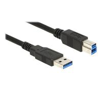 Delock USB Kabel USB3.0 A -> B St/St black Cavo Digitale/dati 1,5 m 85067