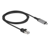 Delock USB LAN Kabel Type-C zu RJ45 Gigabit Ethernet Cavo 60760