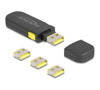 Delock USB Port Blocker Set per Typ-A Bu 4 PezzoCavo/adattatore 22031