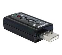 DELOCK 61645 - Scheda audio, esterna, adattatore, USB 2.0, 3,5 mm
