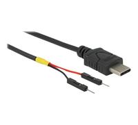 Delock USB Stromkabel Typ-C auf 2 x Pfostenstecker einzeln Strom Cavo 85419
