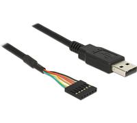 Delock USB TTL Converter - Adattatore seriale - USB2.0 - Serial - Schwarz (83785) NEW