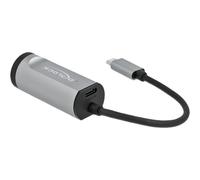 Delock USB Type-C Adapter> Gigabit Lan PowerDelivery Anschl Adattatore 64116