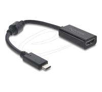Delock USB Type-C Adattatore per HDMI DP Alt Mode 8K 60 Hz black 61085