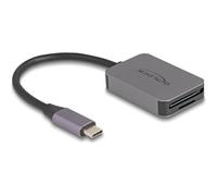 Lettore schede Delock USB Tipo-C scocca alluminio SD/Micro SD