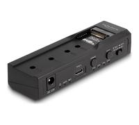 DeLOCK Convertitore USB Type-C per 1 x SSD M.2 NVMe + 1 x SATA SSD / HDD con funzione di clonazione