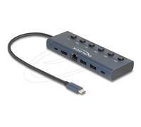 Delock USB Type-C Dockingstation 4K 90W con Schalter La carica/docking 92000