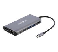 DeLOCK 87683 replicatore di porte e docking station per notebook Cablato USB 3.2 Gen 1 (3.1 1) Type-C Grigio [87683]