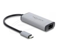 Delock USB Type-C Netzwerk Adapter 10 Gigabit LAN 1 x RJ45 Adattatore 81590