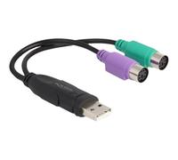 Delock USB zu PS/2 Adapter Adattatore Digitale/dati 0,17 m 61051