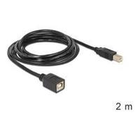 DeLOCK USB2.0-B - USB2.0-B 2m cavo USB USB B Nero (Delock - USB forlngerkabel - USB Type) NEW