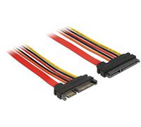 DeLock verlã ¤ ngerungskabel SATA 6 GB/s 22 Pin Maschio > SATA 22 Pin Femmina (3,3 V + 5 V + 12 V) 20 cm