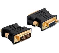 Delock VGA 15pin F > DVI 24+5 M DVI-I 15pin VGA Nero female to DVI 65016