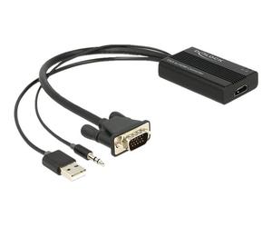 Delock VGA Adapter+ Audio -> HDMI Adattatore Audio/multimedia 62597