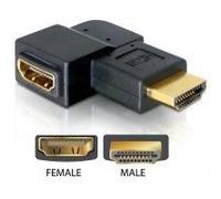 Delock - Video- / Audio-Adapter - HDMI - HDMI, 19-polig (W) - HDMI, 19-polig (M) - ( HDMI 1.3 ) NEW