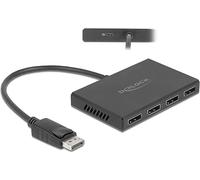 Delock Splitter DisplayPort 1.4 1x DP in 4x DP off