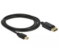 DeLOCK - Video- / Audiokabel - DisplayPort - Mini-DisplayPort (M) - 20-poliger DisplayPort (M) - 2.0 m