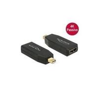 DeLOCK Video / lyd adapter DisplayPort / HDMI Sort NEW