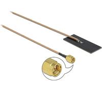 DELOCK WLAN 802.11 ac/ax/a/h/b/g/n antenna SMA spina 0,5 - 1,2 dBi RG-178 1 m PCB interno montaggio adesivo