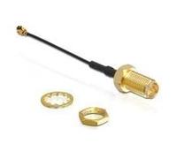 DeLOCK WLAN SMA antenna connection for installation - Antennenanschluss - SMA (M) - 5 cm - Koax NEW