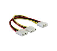 Delock Cavo di alimentazione a Y 2x Molex a 4 pin