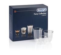 DE LONGHI TAZZE CAFFE CAPPUCCINO LATTE VETRO TERMICO BOROSILICATO DOPPIA PARETE