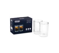 Delonghi Bicchieri Cold Brew in vetro a doppia parete, 220 ml, set di 2
