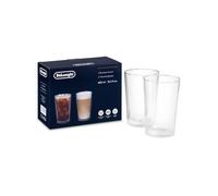 Delonghi Bicchieri termici in vetro a doppia parete, 480 ml, set di 2 DLSC319