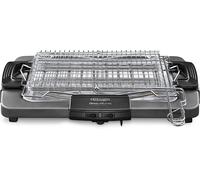De'Longhi BQ60 Barbecue Grill Elettrico Con Griglia E Bistecchiera, Doppia Grigl