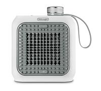 De’Longhi HFX10B03.GR stufetta elettrica Interno Grigio, Bianco 350 W Riscaldatore ambiente elettrico con ventilatore