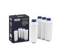 De'Longhi Coffee Machine Water Filter, Filtro Addolcitore Acqua, Ricambio Filtro Macchina Caffè, per Macchine da Caffè Automatiche della Serie Ecam, Pacchetto da 4 Filtri per l'Acqua, DLSC321
