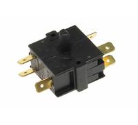 De'Longhi Commutatore Selettore Scaldino Caldobagno Verticale HBC3 HBE3 HVF3 HVS3 - 5 posizioni (4+0) - Nero - Manuale - Rotary - Pulsante