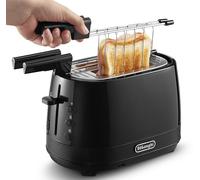 De'Longhi CTLAP2203.BK Tostapane con Pinze, Controllo Progressivo del Grado di T