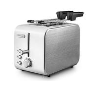 DeLonghi CTX 2203.W 2fetta-e 550W Argento, Bianco tostapane