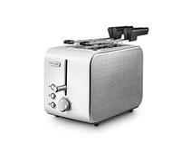 De’Longhi CTX 2203.W tostapane 2 fetta/e 550 W Argento, Bianco
