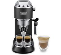 De'longhi dedica ec685.bk macchina da caffè espresso manuale e cappuccino, caffè in polvere o in cialde e.s.e., spegnimento automatico, serbatoio estraibile, 1350 w, nero