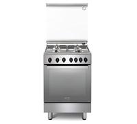 DE LONGHI DGX64LSG CUCINA 4FUOCHI FORNO 60CM GAS STATICO VALVOLA SICUREZZA A [EEK: A]
