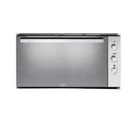 De'Longhi DLG 90 X Forno A Gas Termostatato, Statico, Acciaio Inox, 90 Cm, 83 Litri, Telai Laterali, Grill Elettrico, Linea Design, Doppio Vetro, Classe Energetica A