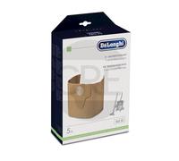 DELONGHI DLS22 Confezione 5 Sacchetti Carta DLS22 Originale Bidone Aspirapolvere