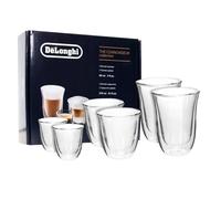 Delonghi DLSC302 The Connoisseur Collection 6 occhiali soffiati a mano di...
