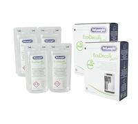 DELONGHI EBY5513296011X2 EcoDecalk Mini 2 Pezzi in Totale 4 x 100 ml, 0.4 Litri, 0 Decibel, Alluminio, Trasparente