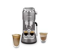 De'Longhi EC885.M Dedica Arte Macchina da caffè manuale, con ugello a vapore My LatteArt, perfetta per preparare cappuccini cremosi