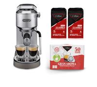 De'Longhi EC890 Macchina caffè Espresso Dedica Duo+Caffè Cellini