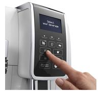 DELONGHI ECAM 350.35.W Macinacaffè espresso DINAMICA Schermo 4 ricette - Bianco