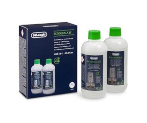 De'Longhi EcoDecalk Decalcificante DLSC502, 10 Dosi di Decalcificazione, Accessorio Manutenzione Macchina da Caffè, Ingredienti di Origine Vegetale, 2 Bottiglie Con 5 Dosi Ciascuna, 2x500ml