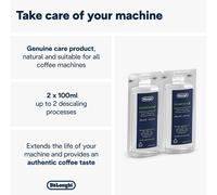 De'Longhi EcoDecalk Mini Decalcificante DLSC200, 2 Dosi di Decalcificazione, Acc